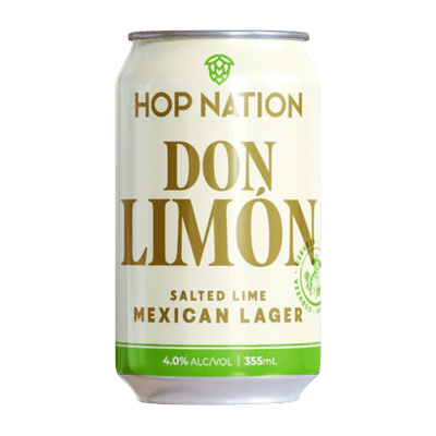 Hop Nation Don Limón Salted Lime Mexican Lager 355ml Can