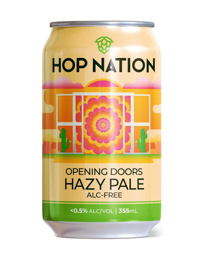 Hop Nation Opening Doors Hazy Pale Ale