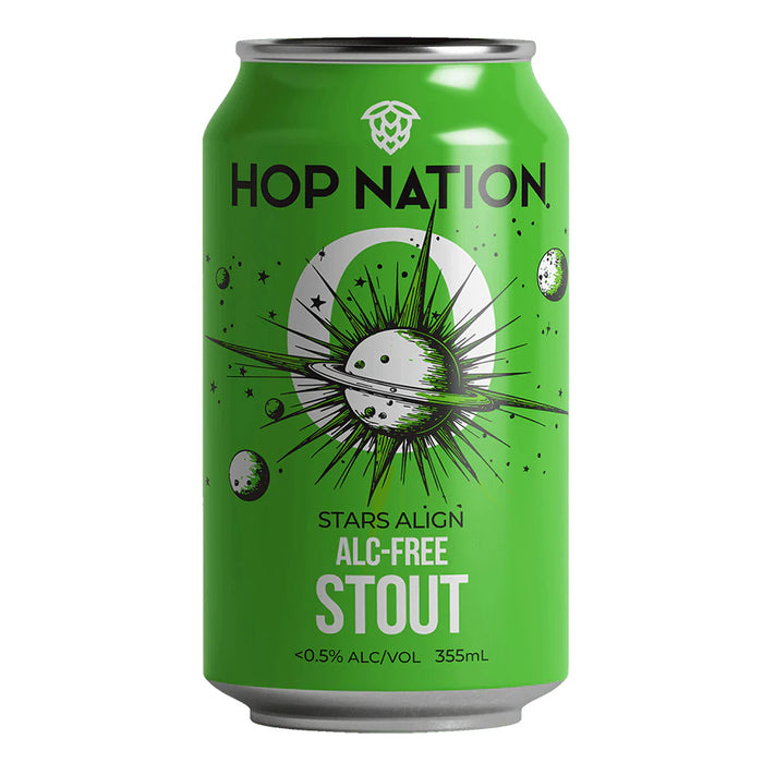 Hop Nation Stars Align Non-Alc Stout
