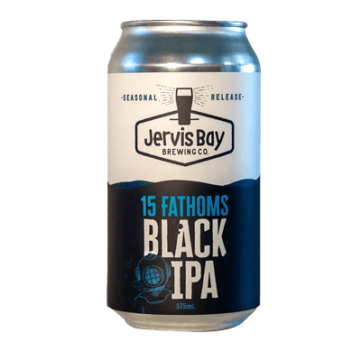 Jervis Bay 15 Fathoms Black IPA 375ml Can