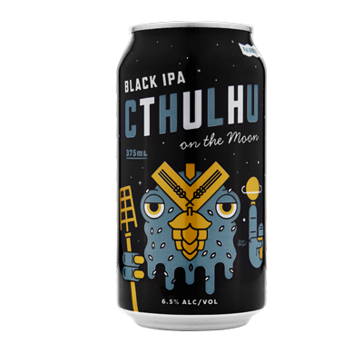 Kaiju! Cthulhu On the Moon Black IPA 375ml Can