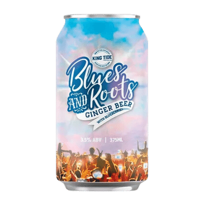 King Tide Blues and Roots Ginger Beer 375ml Can
