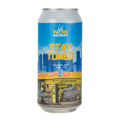 Lost Palms Stay Tuned DDH Mosaic NEIPA 440ml Can