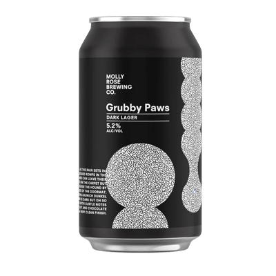 Molly Rose Grubby Paws Dark Lager 375ml Can