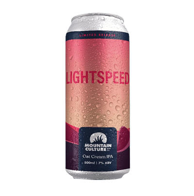 Mountain Culture Lightspeed Oat Cream with Passionfruit IPA 500ml Can