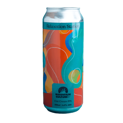 Mountain Culture Relaxation Station Oat Cream IPA 500ml Can