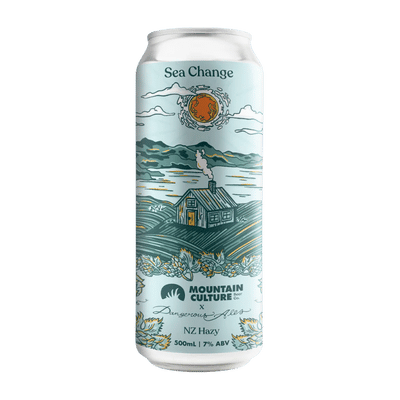 Mountain Culture x Dangerous Ales Sea Change NZ Hazy IPA 500ml Can