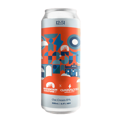 Mountain Culture x Garage Beer Co. 12:51 Oat Cream IPA 500ml Can