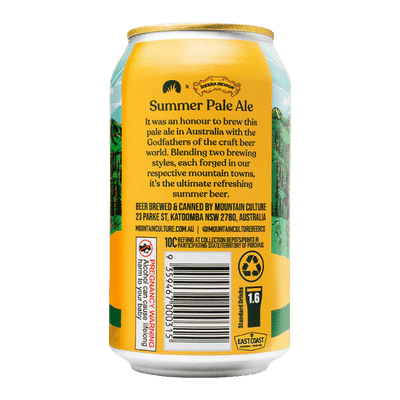 Mountain Culture x Sierra Nevada Summer Pale Ale 355ml Can