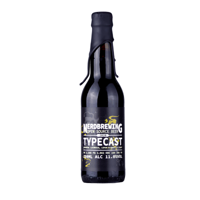 Nerd Typecast Imperial Licorice, Lemon & Vanilla Stout  330ml Bottle