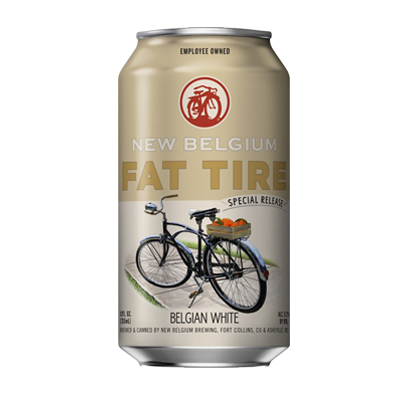 New Belgium Fat Tire Belgian Style White