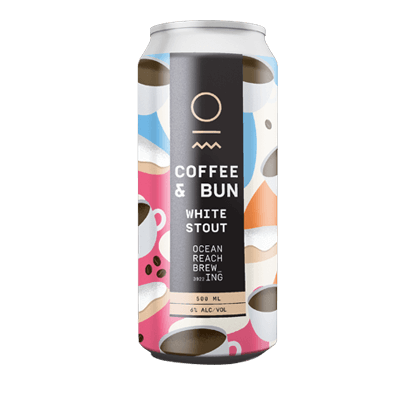 Ocean Reach Coffee and Bun White Stout 500ml Can