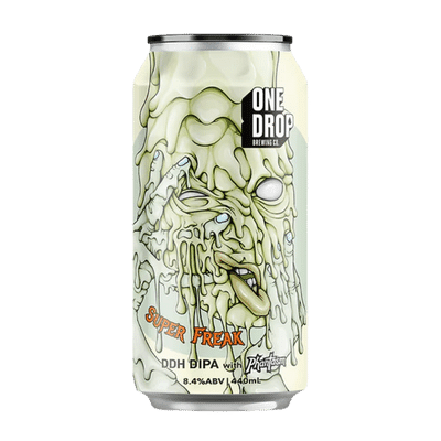 One Drop Super Freak DDH DIPA 440ml Can