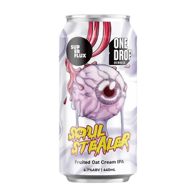 One Drop x Superfluxx Soul Stealer Fruited Oat Cream IPA 440ml Can