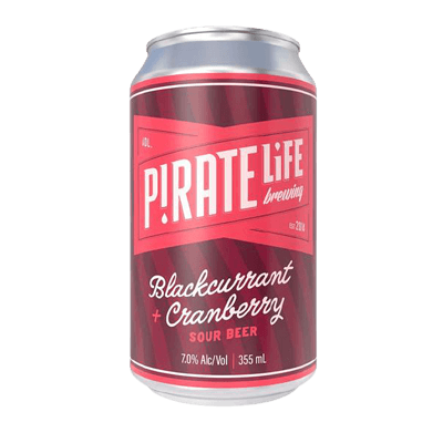 Pirate Life Blackcurrant & Cranberry Sour 355ml Can