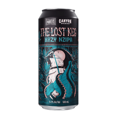 Pirate Life x Canyon Brewing The Lost Keg Hazy NZIPA 500ml Can