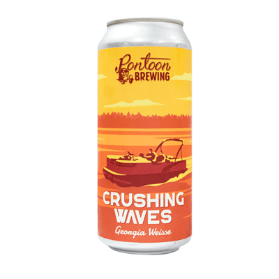 Pontoon Brewing Crushing Waves Georgia Weisse 473ml Can