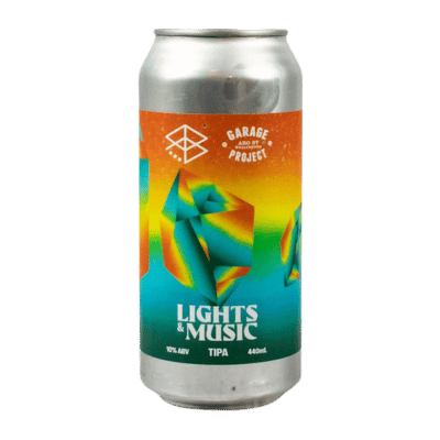Range x Garage Project Lights & Music Hazy TIPA 440ml Can