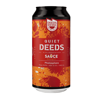Deeds/Sauce Photosphere Hazy DIPA (1 Can Limit)