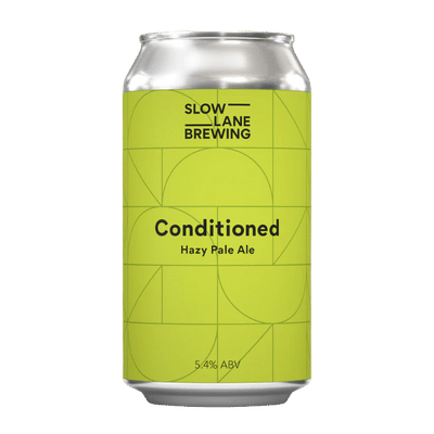 Slow Lane Conditioned Hazy Pale Ale 375ml Can