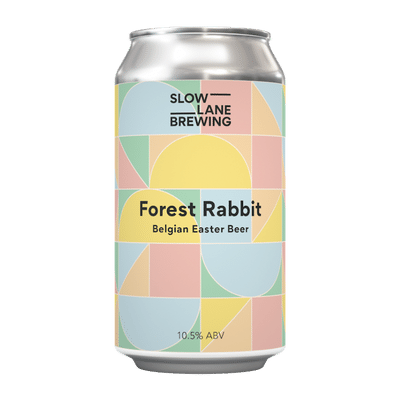 Slow Lane Forest Rabbit Belgian Easter Beer 375ml Can
