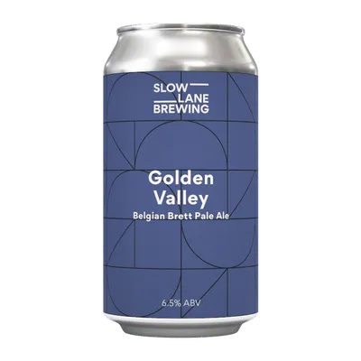 Slow Lane Golden Valley Belgian Brett Pale Ale 375ml Can