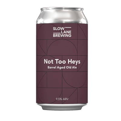 Slow Lane Not Too Heys Barrel Aged Old Ale 375ml Can