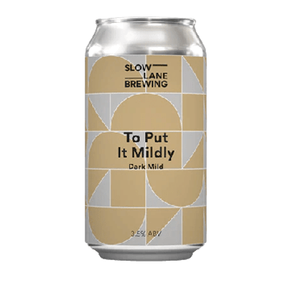 Slow Lane To Put It Mildly Dark Mild 375ml Can