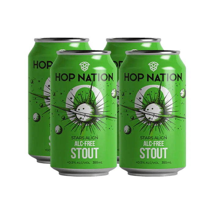 Hop Nation Stars Align Non-Alc Stout