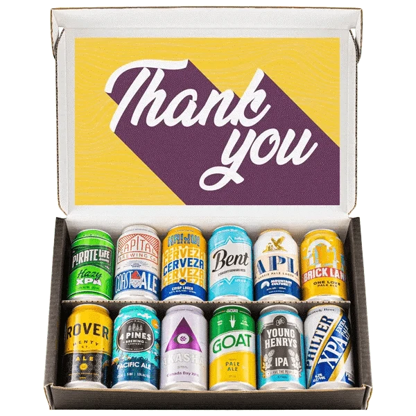 Beer Cartel Dozen Brews Core Thank You Beer Box