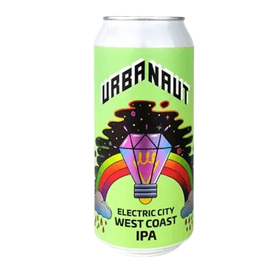 Urbanaut Brewing Electric City West Coast IPA 440ml Can