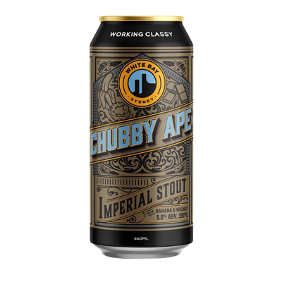 White Bay Chubby Ape Banana and Walnut Imperial Stout 440ml Can