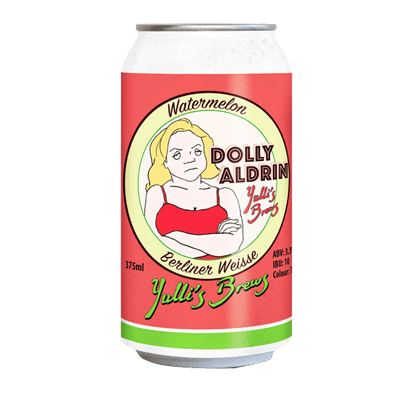 Yulli's Brews Dolly Aldrin Watermelon Berliner Weisse