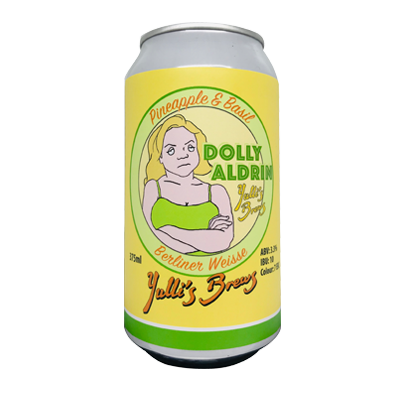 Yulli's Dolly Aldrin Pineapple & Basil Berliner Weisse