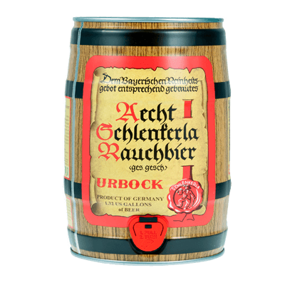 Aecht Schlenkerla Rauchbier Urbock 5L Keg Single Craft Beer Brauerei Schlenkerla Heller