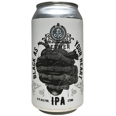 Aether Black As Your Heart IPA Craft Beer Aether Brewing Company