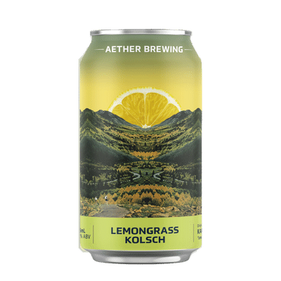 Aether Lemongrass Kolsch 375ml Can Craft Beer Aether Brewing Company