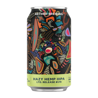 Aether LTD #179 Hazy Hemp IIIPA 375ml Can Craft Beer Aether Brewing Company
