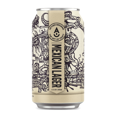 Aether Mexican Lager 375ml Can Craft Beer Aether Brewing Company