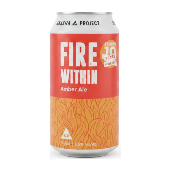 Akasha Fire Within Amber Ale 375ml Can Craft Beer Beer Cartel