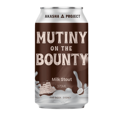 Akasha Mutiny On The Bounty Milk Stout 375ml Can Craft Beer Akasha Brewing Company