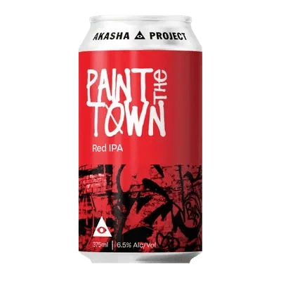 Akasha Paint The Town Red IPA 375ml Can Craft Beer Akasha
