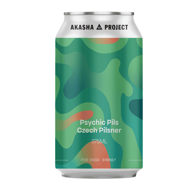 Akasha Psychic Pils Czech Pilsner 375ml Can Craft Beer Akasha Brewing Company
