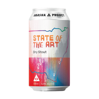 Akasha State Of The Art Dry Stout 375ml Can Craft Beer Akasha Brewing Company