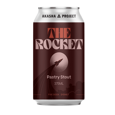 Akasha The Rocket Pastry Stout 375ml Can Craft Beer Akasha Brewing Company