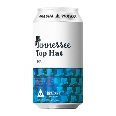 Akasha x Bracket Tennessee Top Hat IPA 375ml Can Craft Beer Akasha Brewing Company