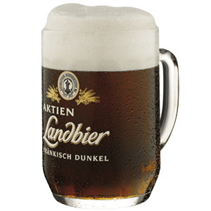 Aktien Landbier Glass Stein Glassware Bayreuther Bierbrauerei