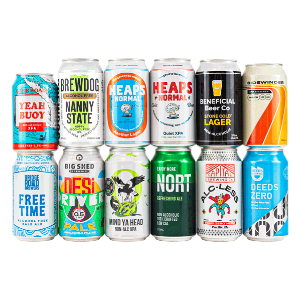 Alcohol Free Mixed 12 Pack Mix Packs Beer Cartel
