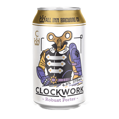 All Inn Clockwork Robust Porter Craft Beer All Inn Brewing Co