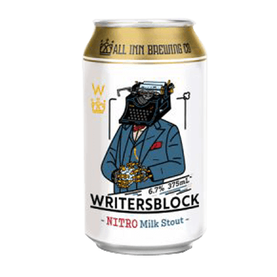 All Inn Writersblock Nitro Stout Craft Beer All Inn Brewing Co